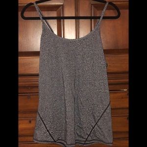 Gray racer-back tank
